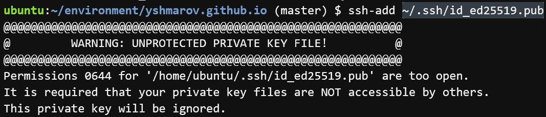 2 use generated ssh key