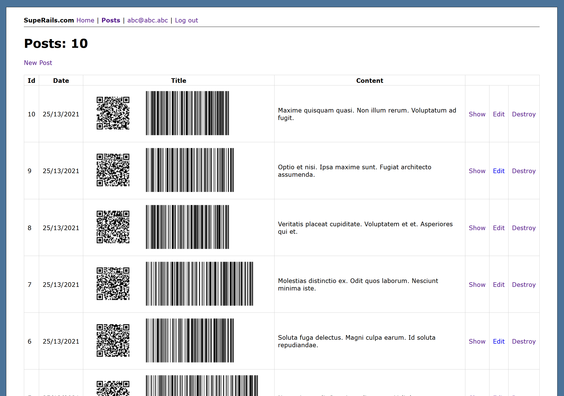 barcode and qr in a rails app