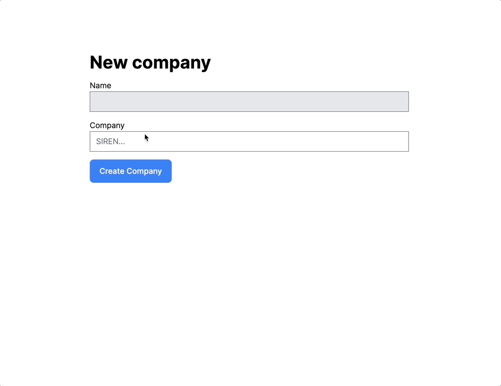 french company data autocomplete